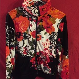 Floral print jacket
